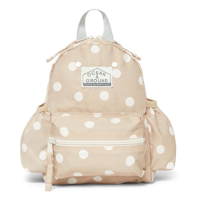 Polka Dot Backpack | Pale pink