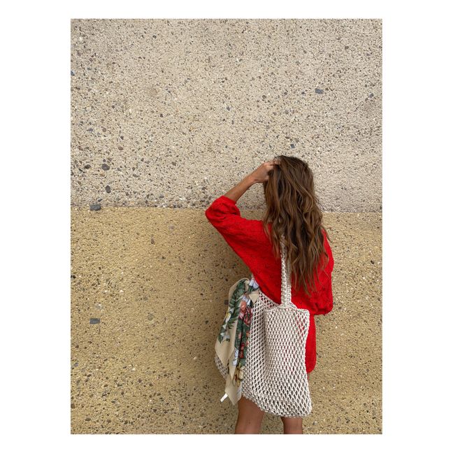 Bolso Mom de macramé