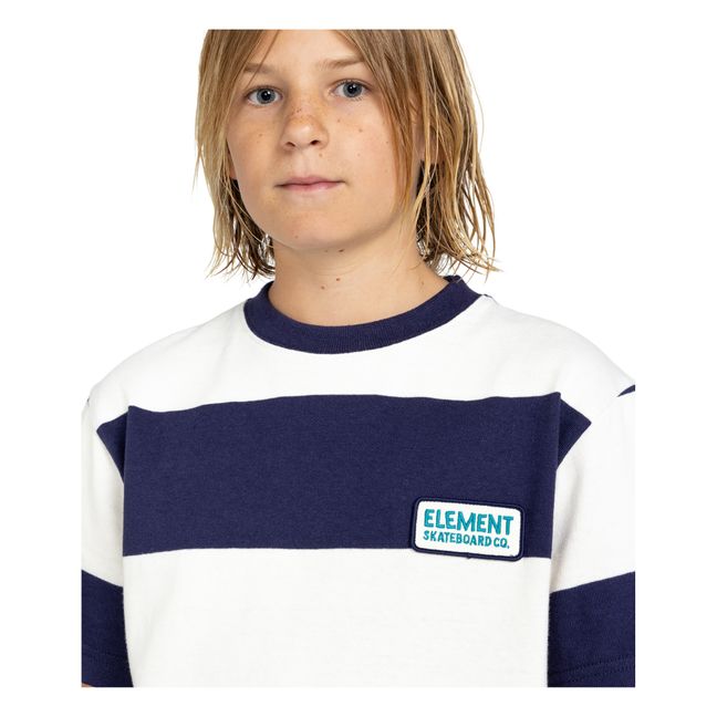 Camiseta a rayas Tom | Azul Marino