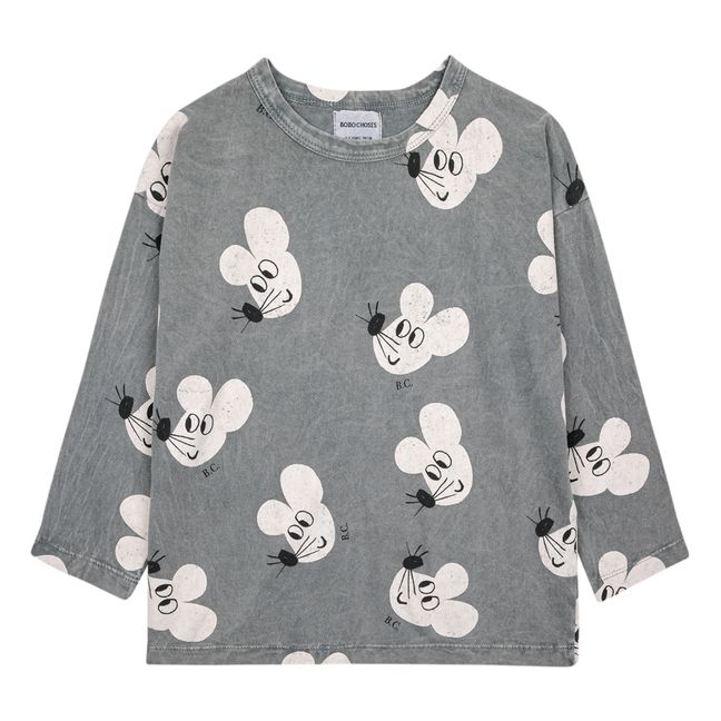 Organic Cotton Mouse T-Shirt | Grey