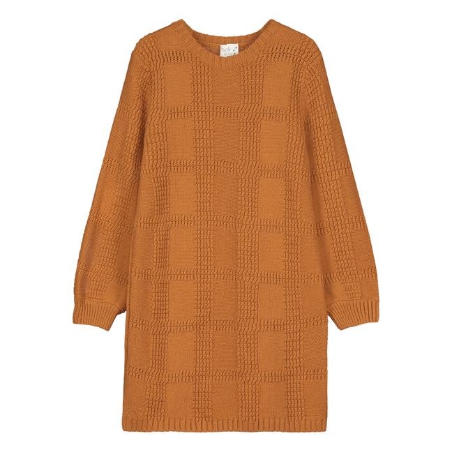 Myla Wool Dress | Terracotta
