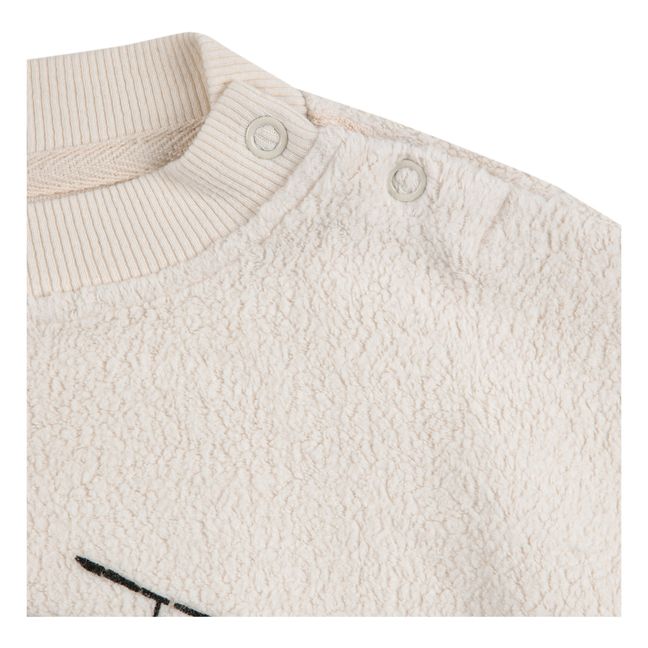 Organic Cotton Bicycle Sweatshirt | Ecru