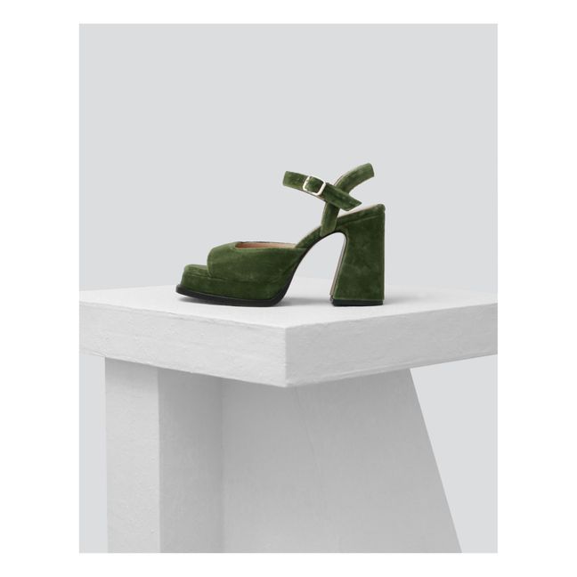Garcia Velvet sandals | Khaki