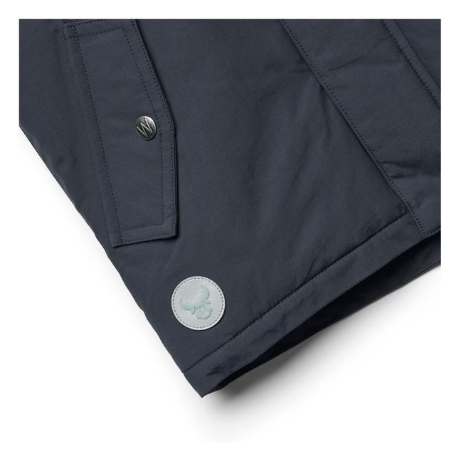 Parka Façon Fourrure Matières Recyclées Kasper Tech | Bleu marine
