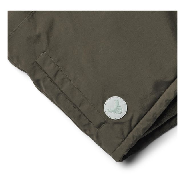 Anorak Façon Fourrure Matières Recyclées Momo Tech | Chocolat