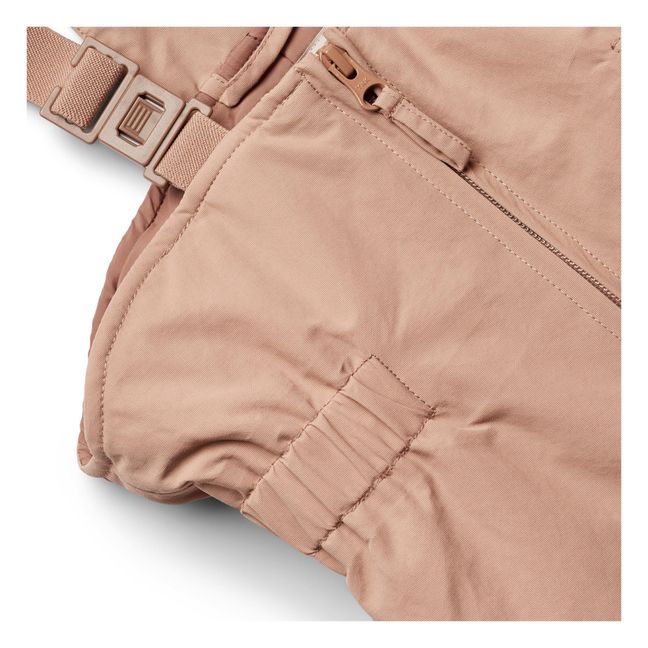 Pantalon de Ski Bretelles Matière Recyclée Sal Tech | Pale pink