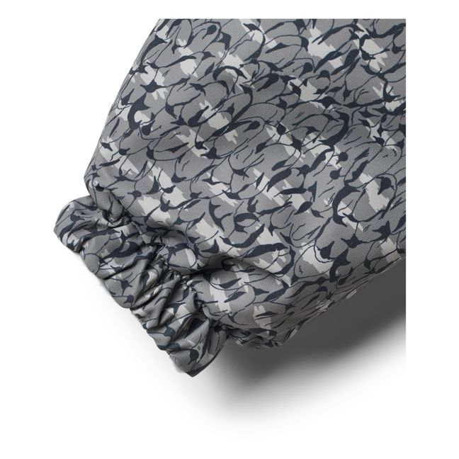 Combinaison de Ski Fleurie Façon Fourrure Matières Recyclées Nickie | Grigio