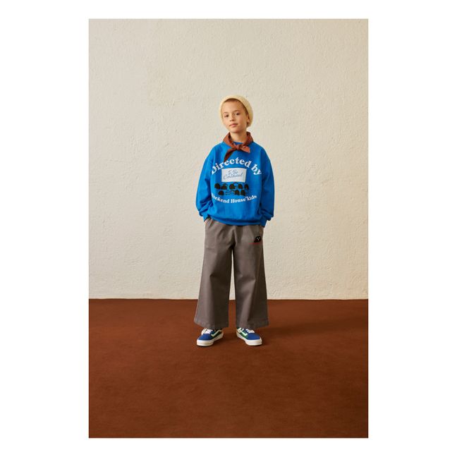 Sweatshirt Bio-Baumwolle Cinema | Blau