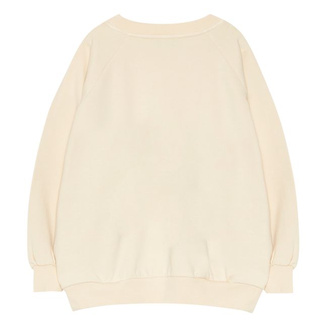 Sweat Coton Bio à Poches Scripwriter | Crème