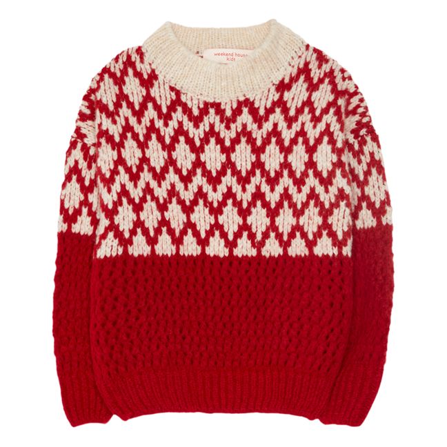 Pull Laine Red Jersey | Rouge