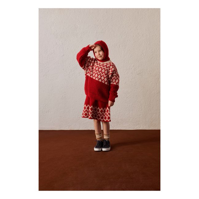 Jupe Maille Red Jersey | Rot