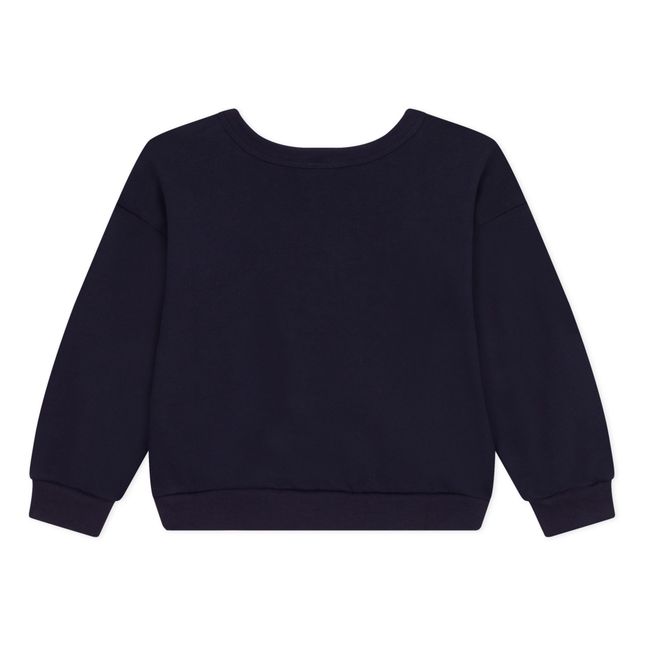 Graphisches Sweatshirt | Navy