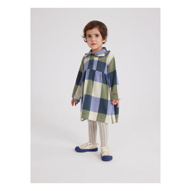 Kleid Flannel Kariert | Grün