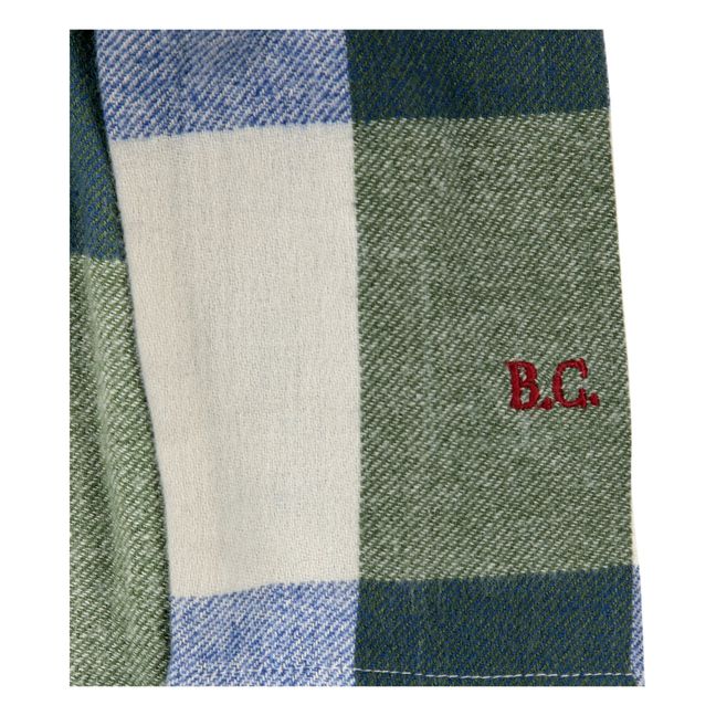 Kleid Flannel Kariert | Grün