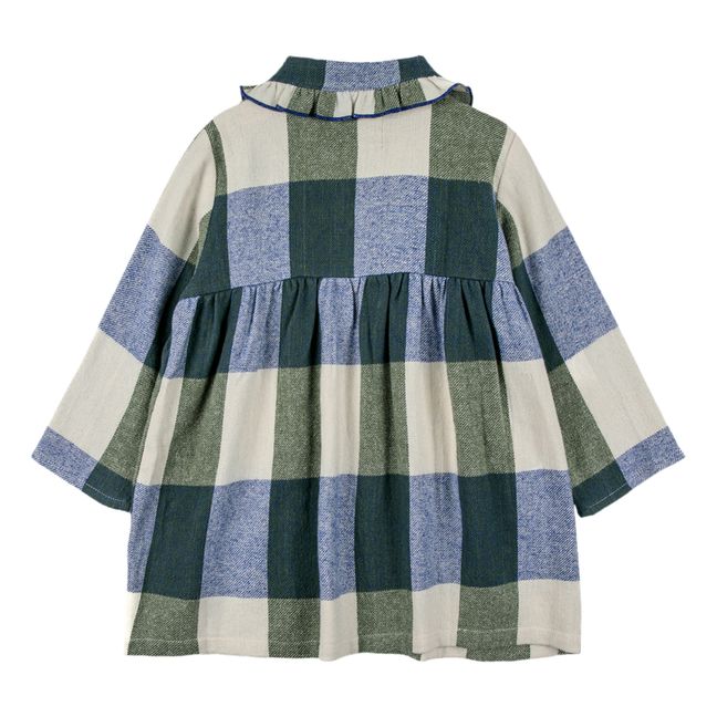 Kleid Flannel Kariert | Grün