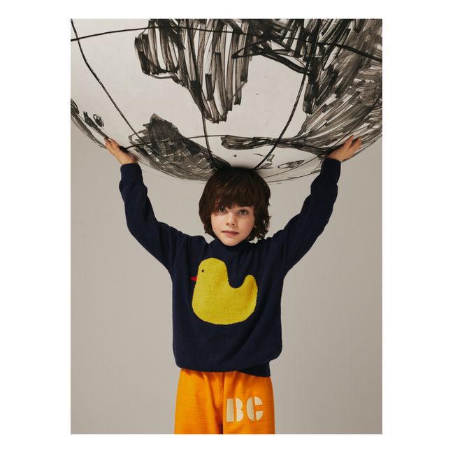 Wollpullover Ente | Navy