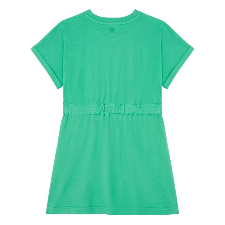 Girls green store t shirt dress