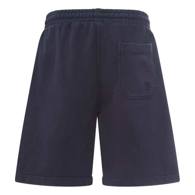 Shorts in mollettone bio | Blu marino