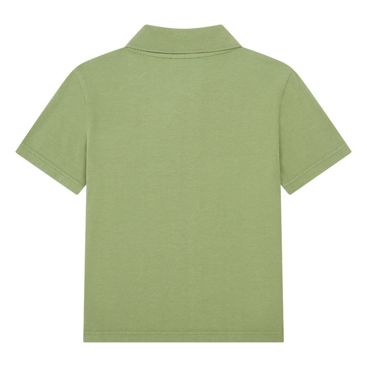 Polo de algodón orgánico Niño | Verde eucalipto- Imagen del producto n°2