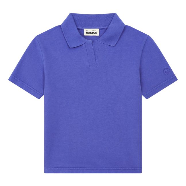 Maglietta Polo bambino in cotone biologico | Blu