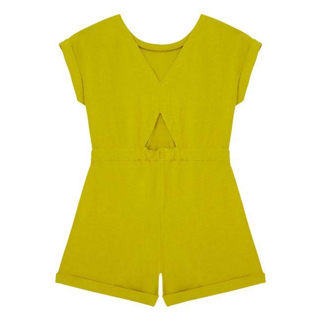 Combi-Shorts Mädchen Bio-Baumwolle | Gelb grün