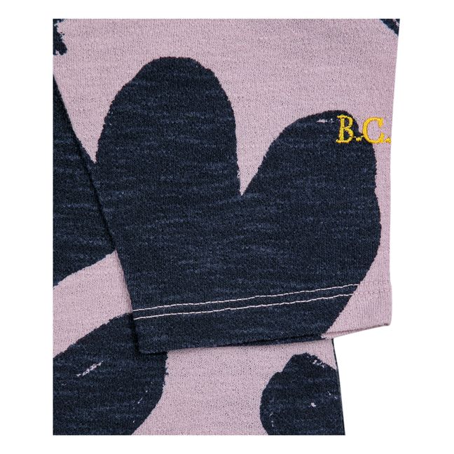 T-Shirt Bio-Baumwolle Blumen | Lila