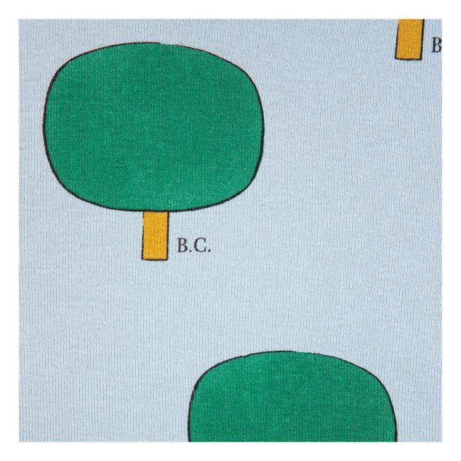 Dolcevita in cotone organico Alberi | Azzurro