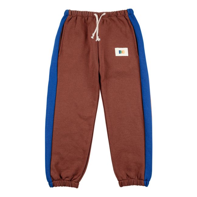Jogger Coton Bio Bicolore | Chocolat