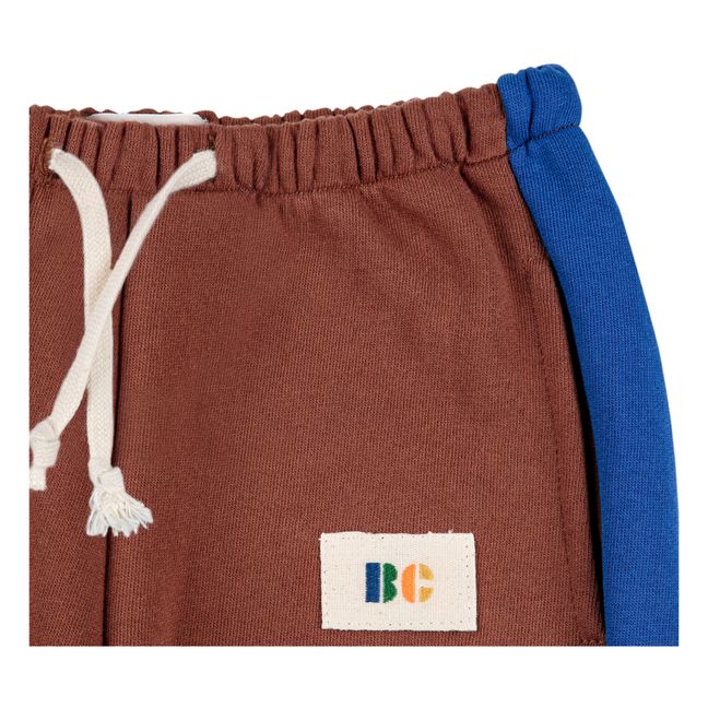 Jogger Coton Bio Bicolore | Chocolat