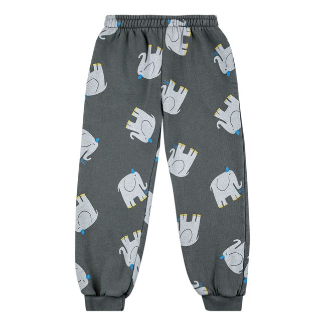 Jogger Coton Bio Coton Bio Elephants | Gris anthracite