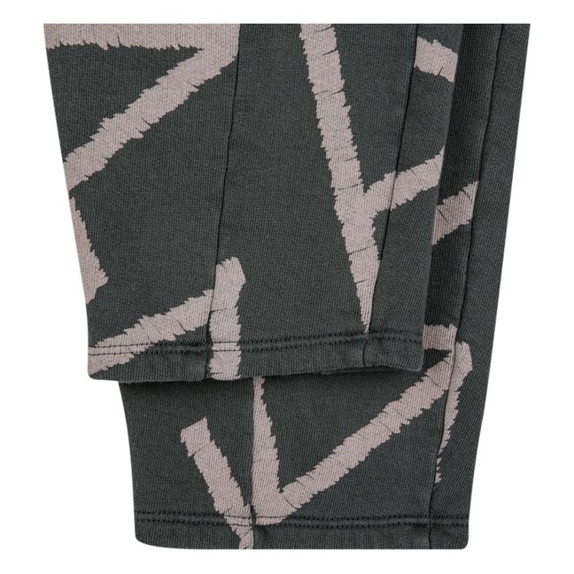 Organic Cotton Lines Joggers | Charcoal grey