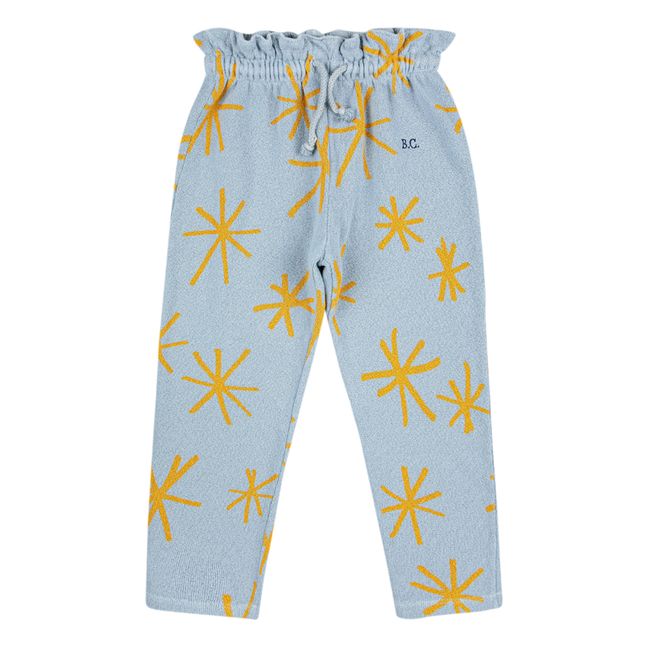 Pantaloni in pile Star organici | Azzurro