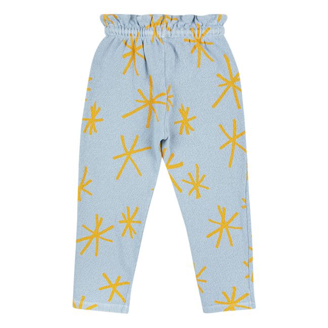 Pantaloni in pile Star organici | Azzurro