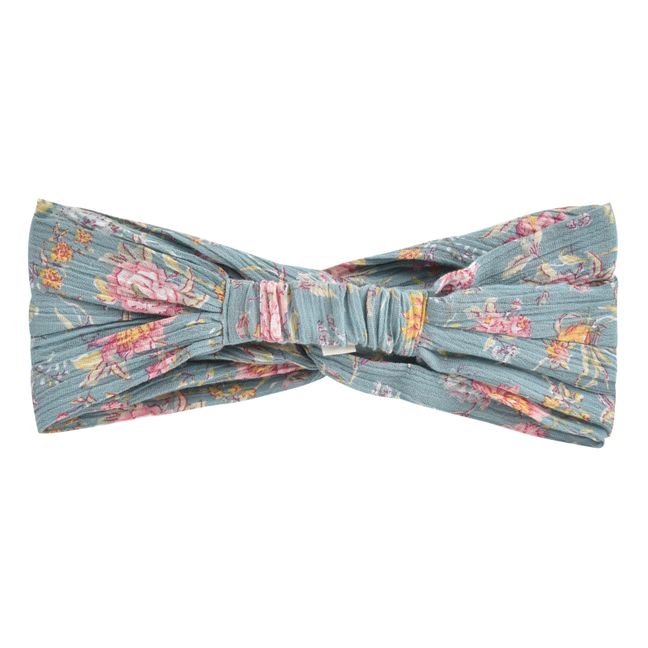 Headband Coton Bio Julie | Bleu Vert