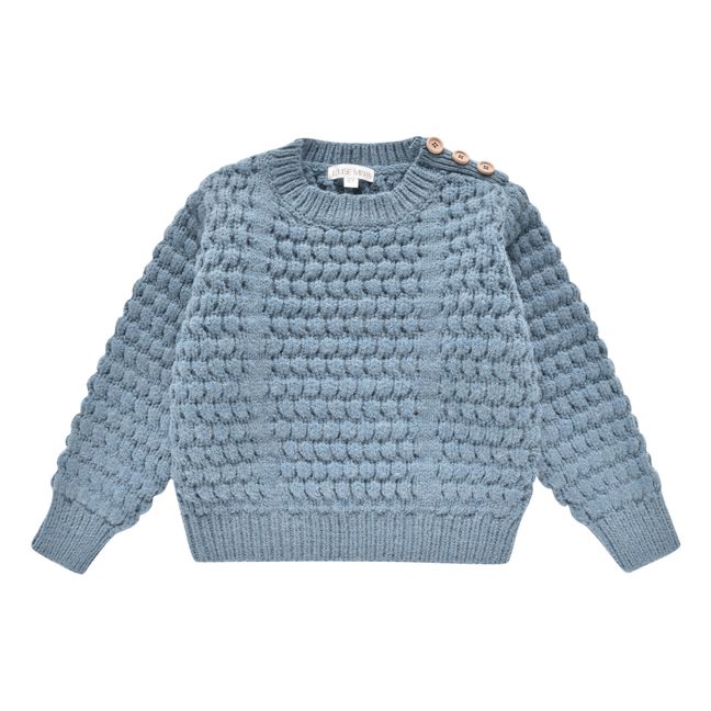 Amio Wool and Alpaca Jumper | Blue