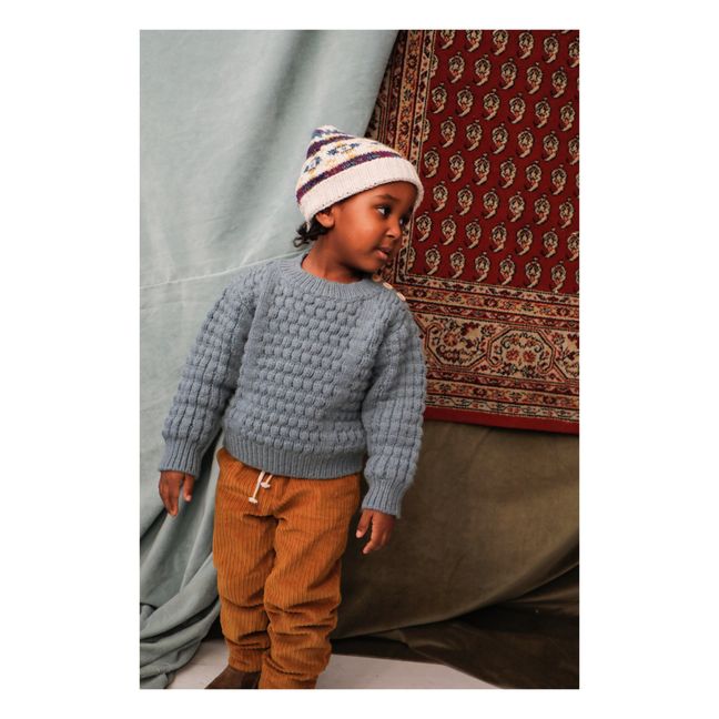 Amio Wool and Alpaca Jumper | Blue