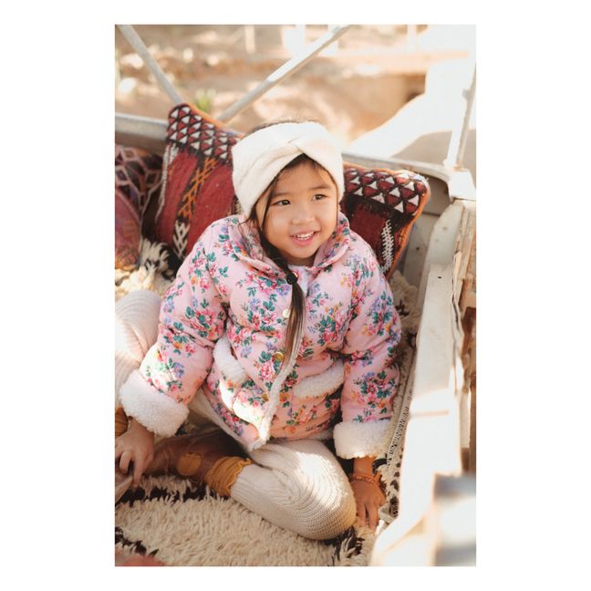 Dalila Filled Milleraies Velvet Coat | Pink