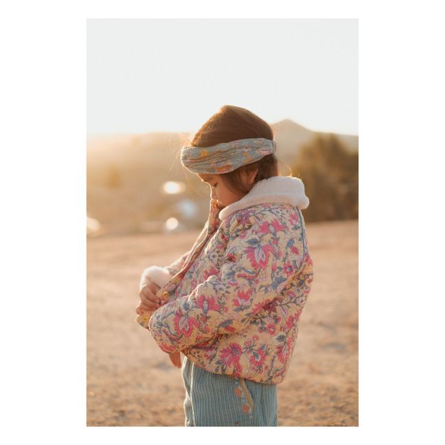 Manteau Coton Bio Fourré Jasmina | Ocre