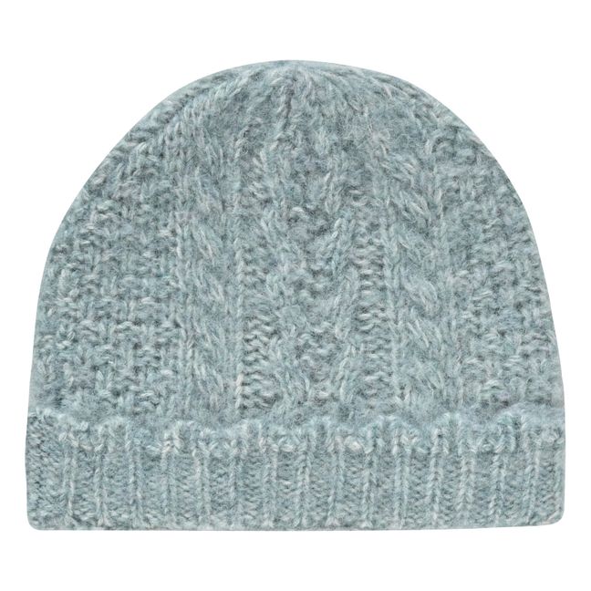Himane Wool and Cotton Beanie | Blue