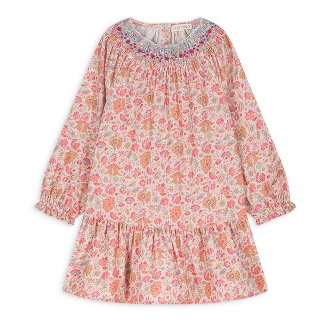 Robe Velours Milleraies Bahya | Rose