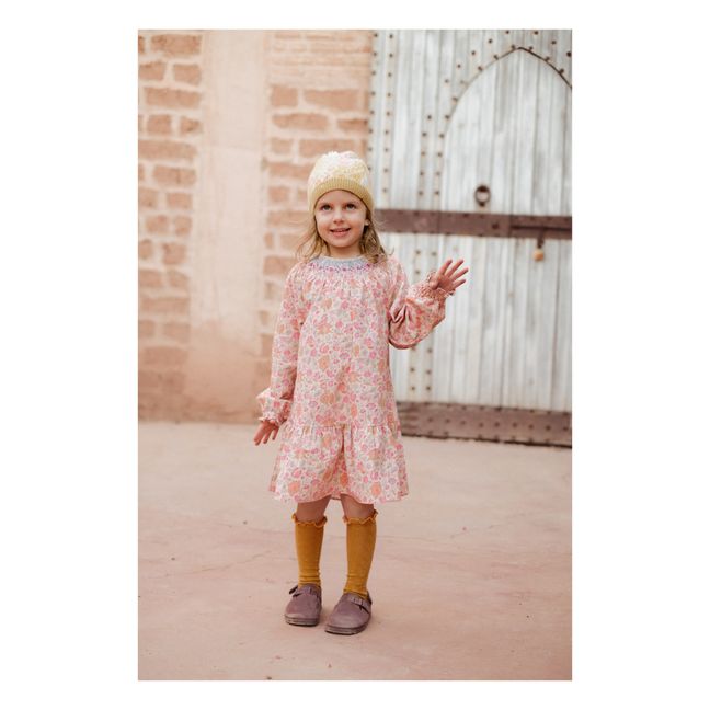 Robe Velours Milleraies Bahya | Rose