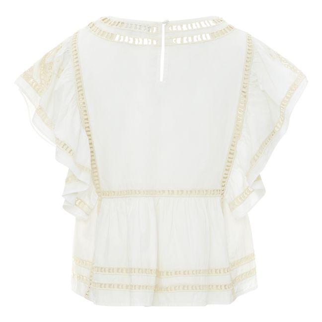 Top Blaire Flutter | Blanc