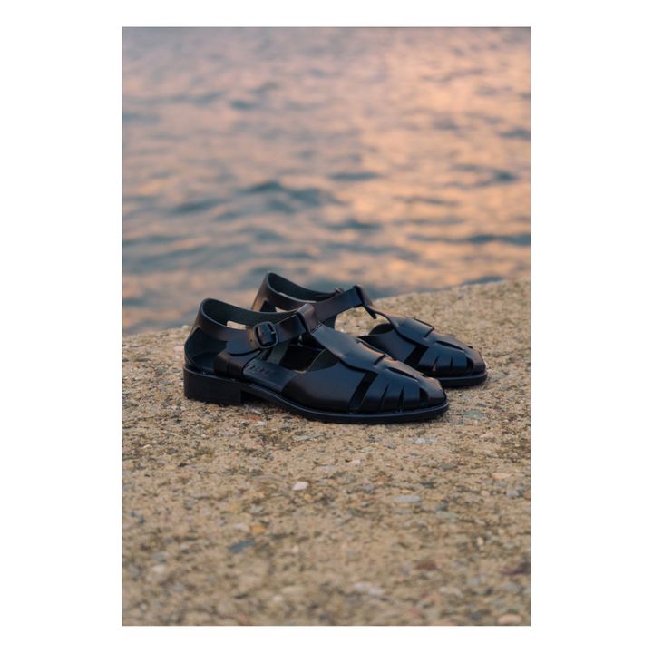 Hereu Pesca Riemchensandalen Schwarz Smallable