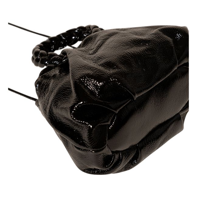 Bombon Crinkled Glossy bag | Black