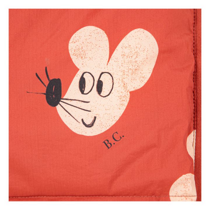 Bobo Choses Mouse Removable Sleeve Down Jacket Red Smallable