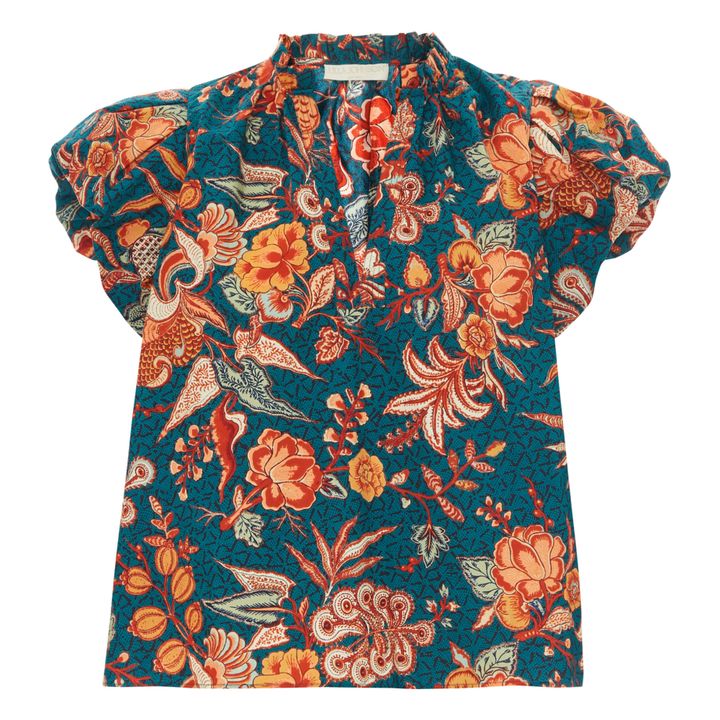 Bluse Evelyn | Pfauenblau- Produktbild Nr. 0
