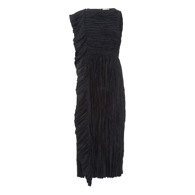 Circe Satin Dress | Nero