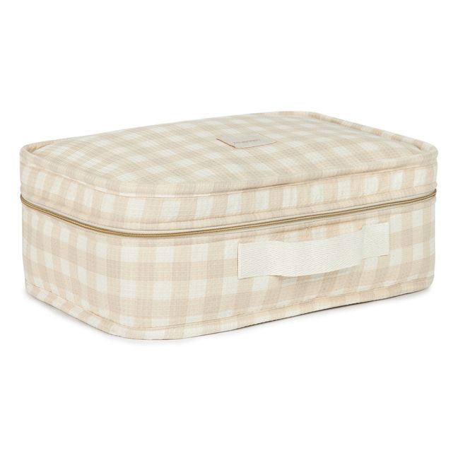 Valise Victoria en coton bio | Nude