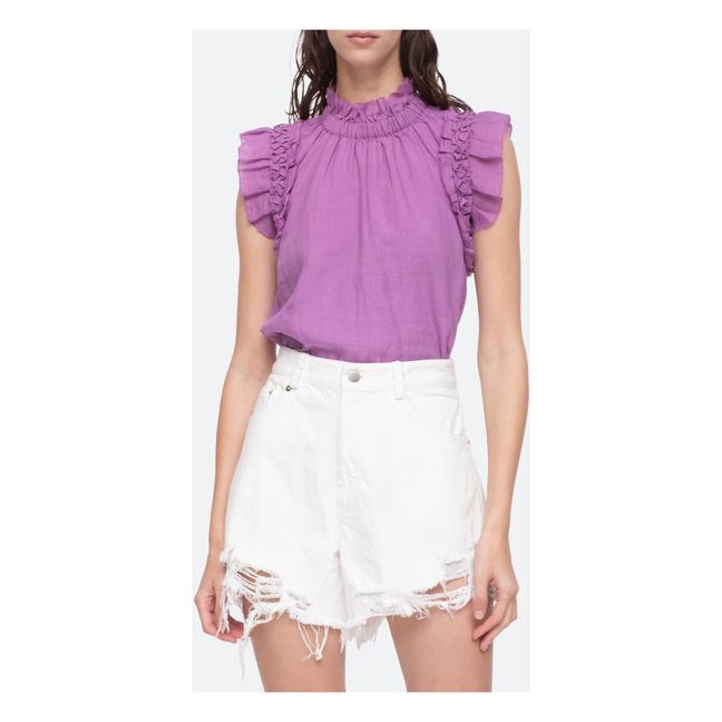 Top Micah Solid Ramie | Lavande