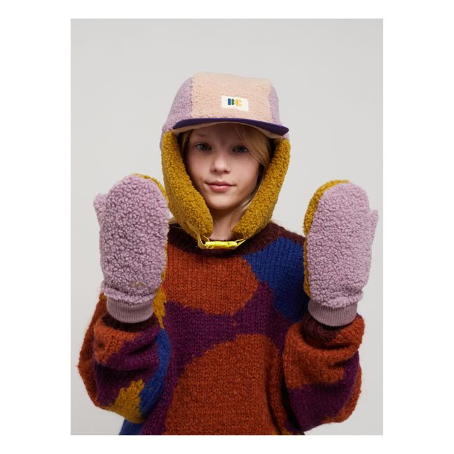 Moufles Façon Fourrure | Lilas